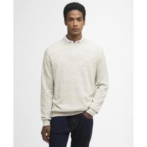 Barbour Flaxby Linen Blend Crew Neck